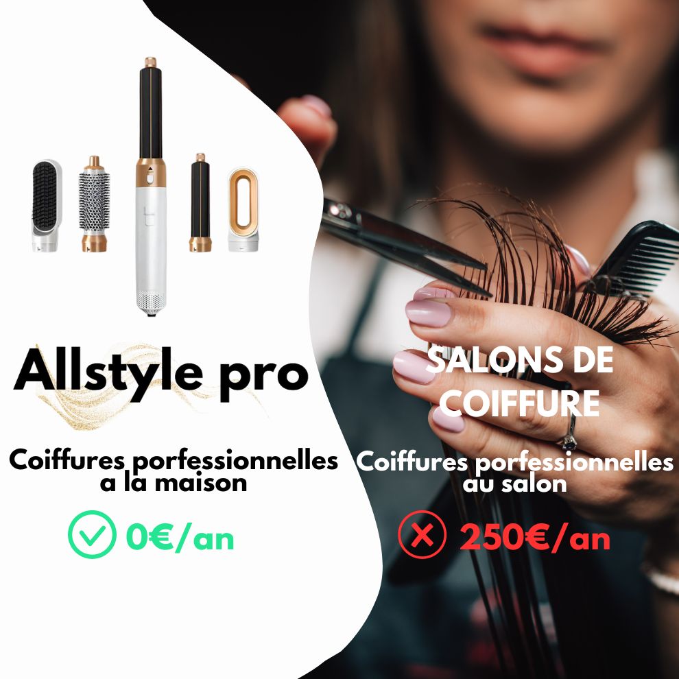 Air Styler Pro 5 en 1 + Lisseur portable offert